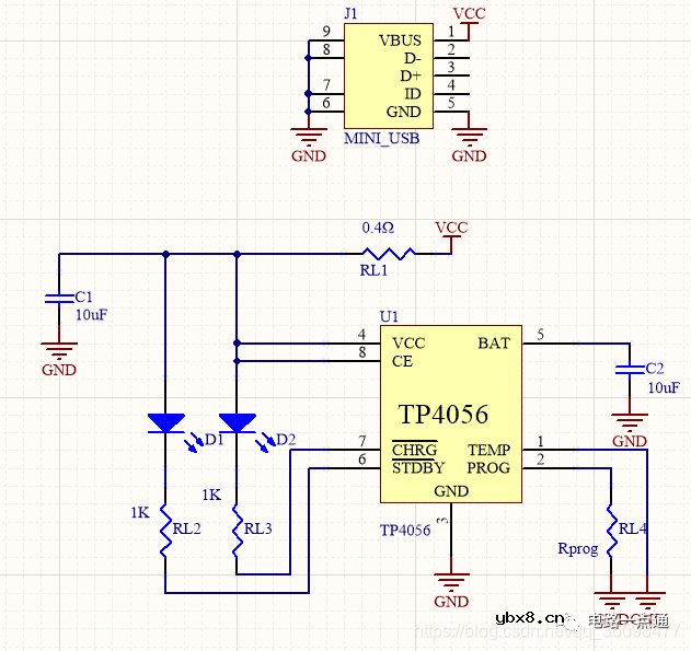 3.7V锂电池充放电电路改造方案