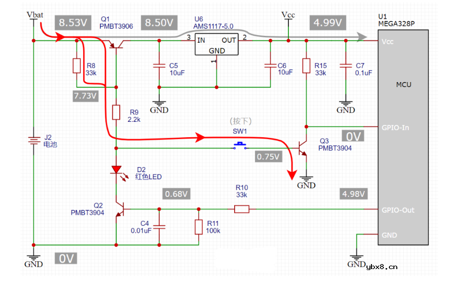 一键开关机电路图 一键开关机电路原理详解
