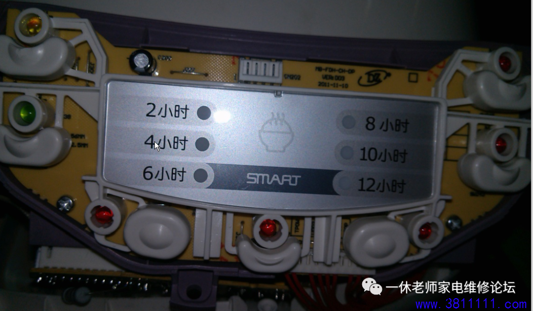 美的电饭煲(MB-FD402E)不开机，指示灯不亮维修心得分享 