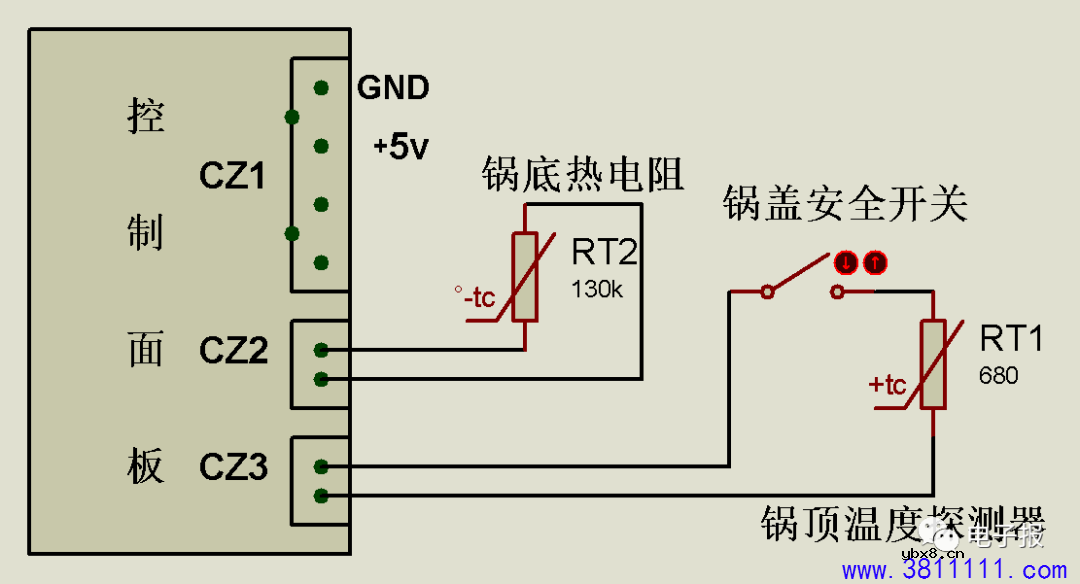 SUPOR（苏泊尔）CYSB50YC9-100全智能压力锅不能加热故障处理一例 