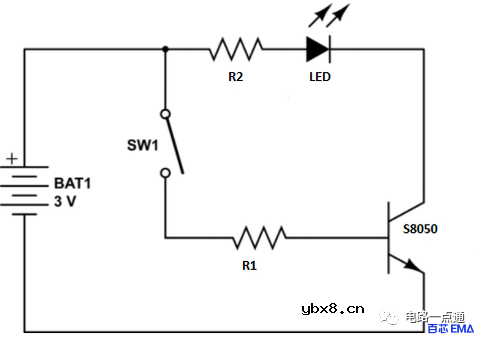S8050三极管引脚图和工作原理讲解