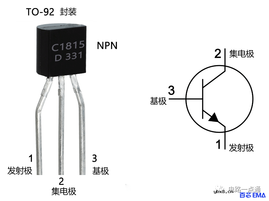 C1815三极管引脚图和电路图 C1815三极管的工作原理和应用电路