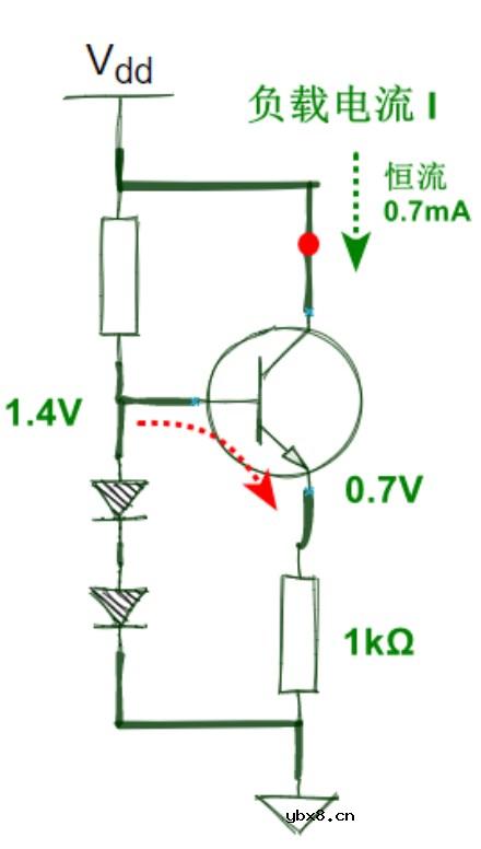 分享一下用三极管搭恒流源的几种形式
