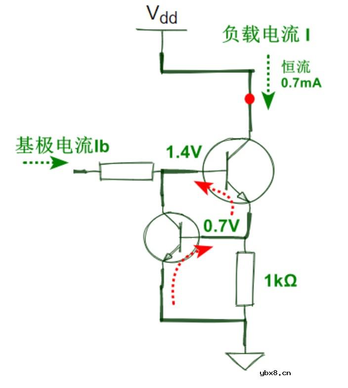 分享一下用三极管搭恒流源的几种形式