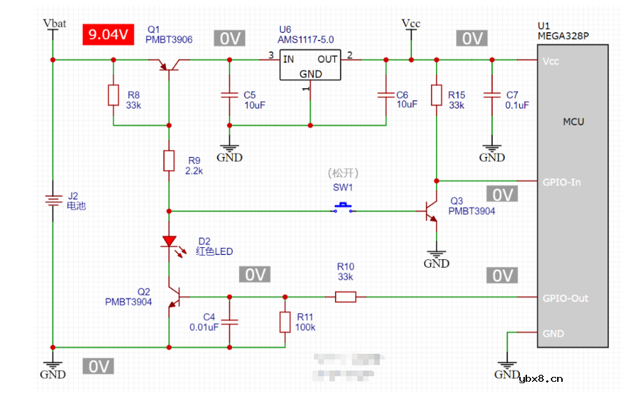 一键开关机电路图 一键开关机电路原理详解