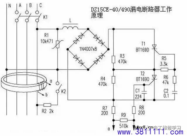 漏电保护器的原理、作用及其参数 