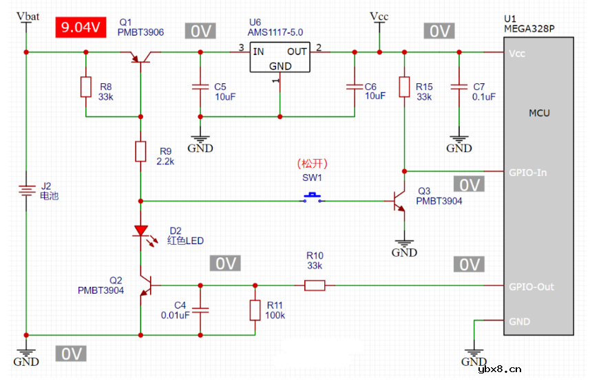 一键开关机电路图 一键开关机电路原理详解