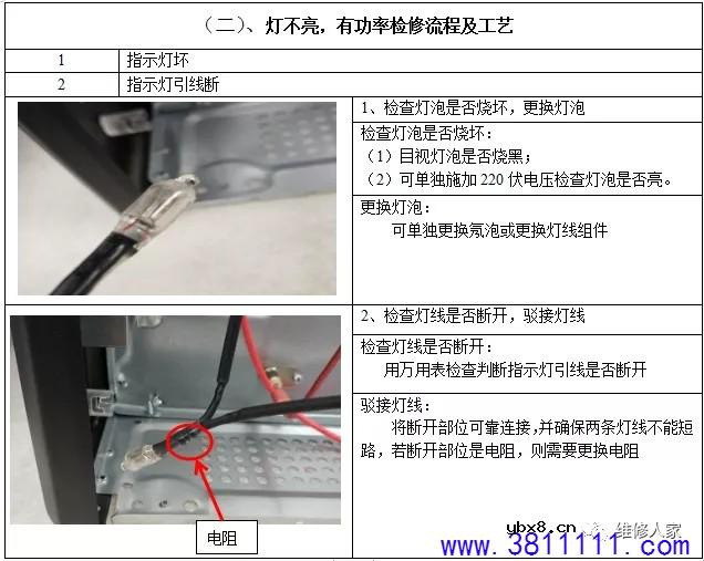 惠而浦蒸汽电烤箱维修技术手册 