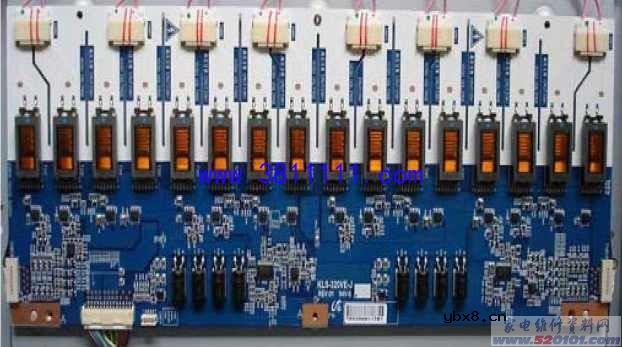 图文分享TCL 32寸三星液晶屏背光灯驱动和保护电路原理与维修 