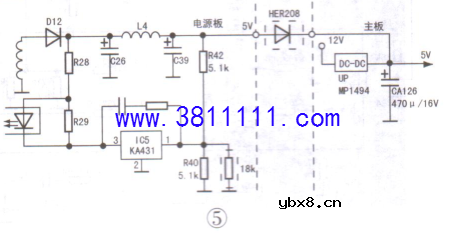 创维42E350E(8M07机芯)液晶电视电源板代换一例 
