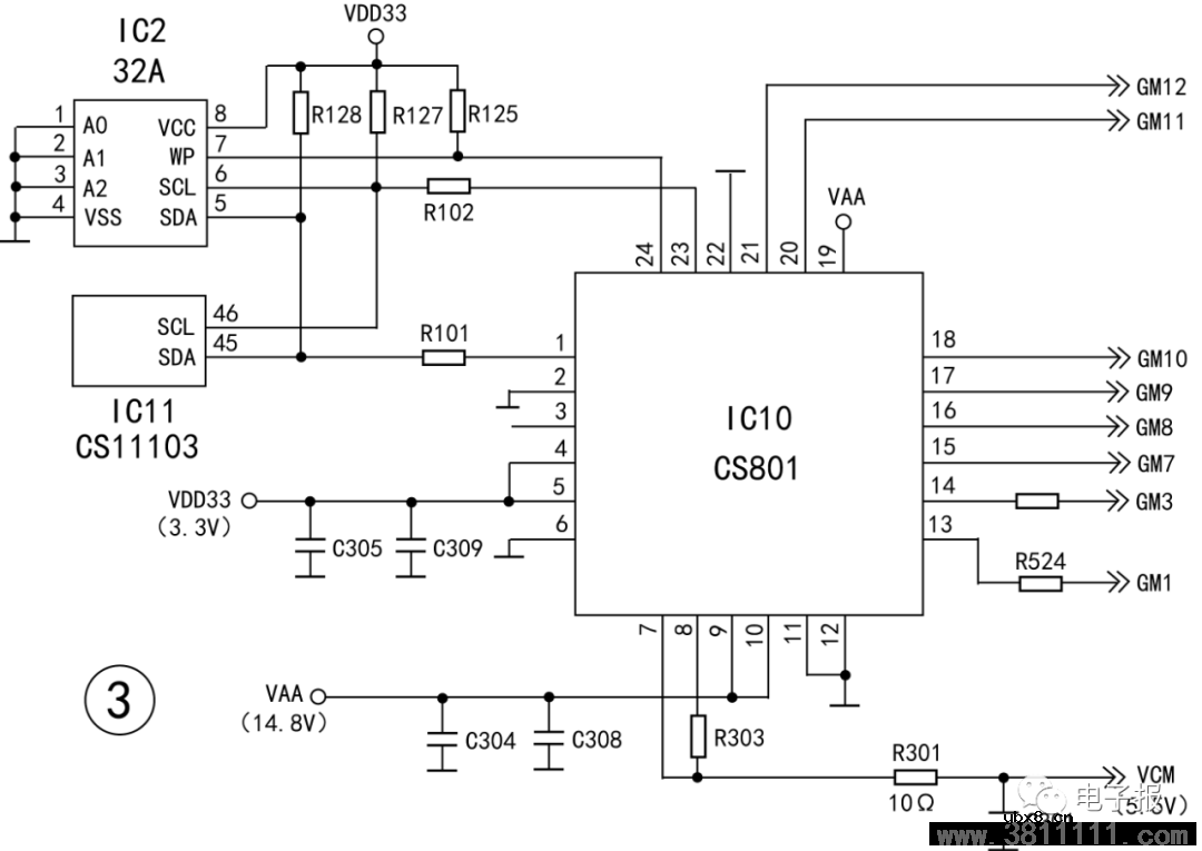 MT3151A05-5-XC-5一体化逻辑板电路分析与维修 