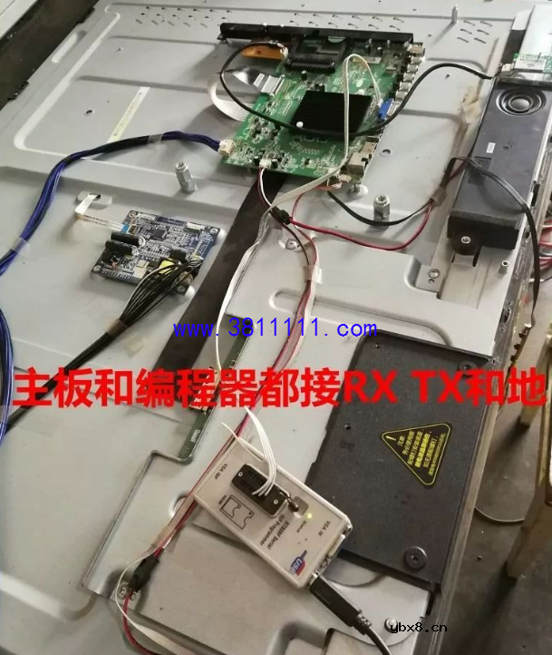 康佳液晶电视LED49R6610人为故障红绿蓝屏自检故障终于修复交工！ 