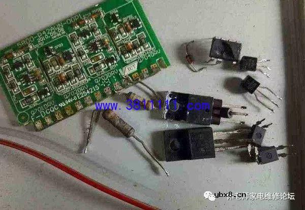 创维42K03HR液晶电视雷击三无故障检修 