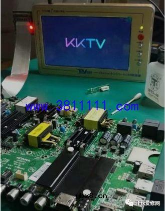 康佳638芯片出现LOGO后重启故障，不同尾缀代换维修案例， 