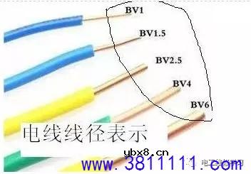 家庭使用的电线线径计算方法以及各规格线路负载推荐 