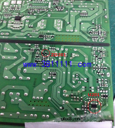 HSS35-4MF 120电源板常见故障，二次不开机或自动关机 