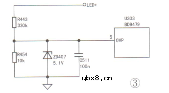 长虹55Q1N液晶彩电机,开机后背光亮一下就熄的维修 