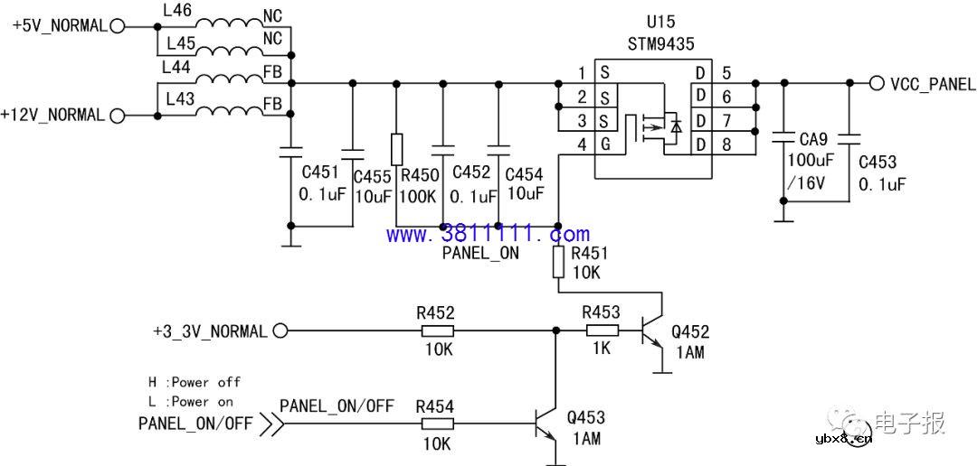 创维32E600F型液晶彩电，伴音正常，灰屏的维修 