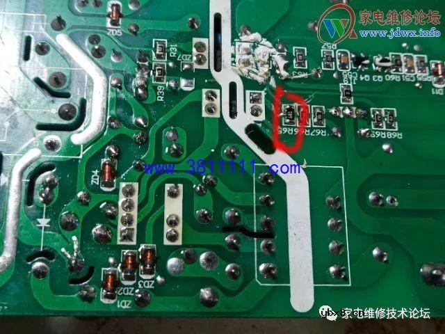 创维液晶电视42M11HF电源板的维修 