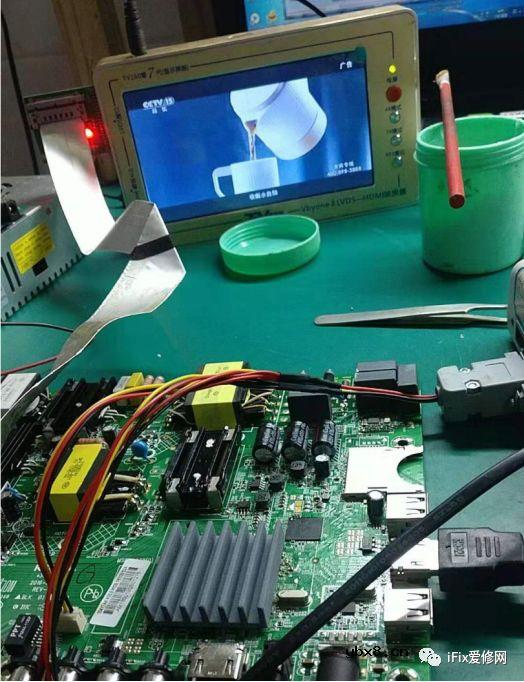 康佳638芯片出现LOGO后重启故障，不同尾缀代换维修案例， 