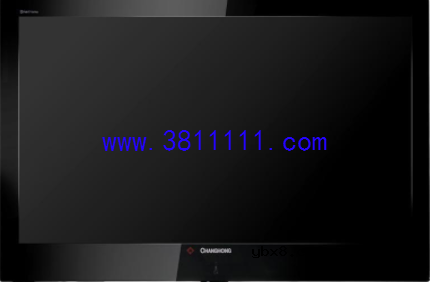 长虹3D32A2000iV 液晶彩电插入AV信号黑屏的故障维修方法 