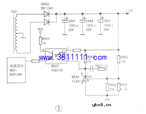 海信LED46EC33吁3D型液晶彩电，开机后背光亮，灰屏 
