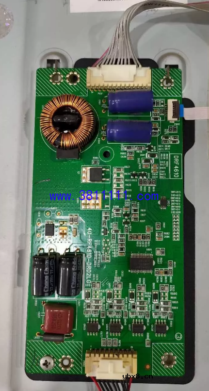 TCL液晶L48A71开机屏幕一闪黑屏的维修 