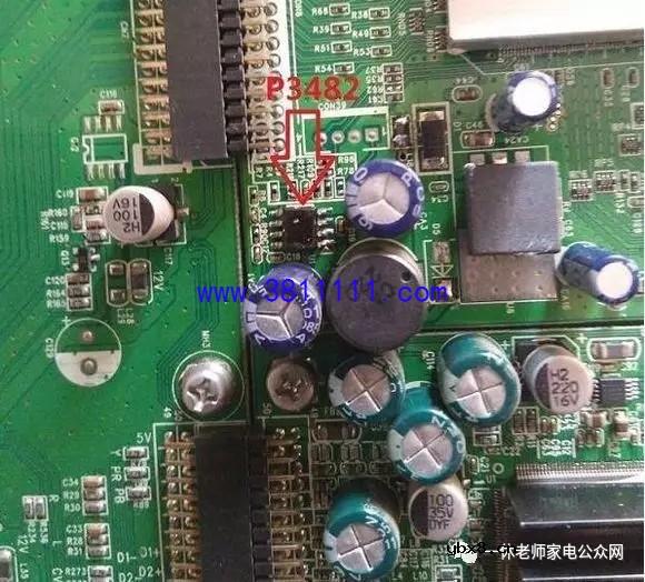 创维46E60HR液晶电视暗屏主板维修 