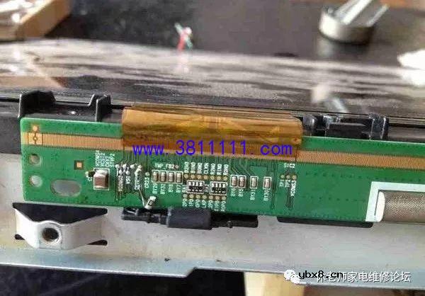 海尔L32B1液晶屏图像重影故障修复过程 