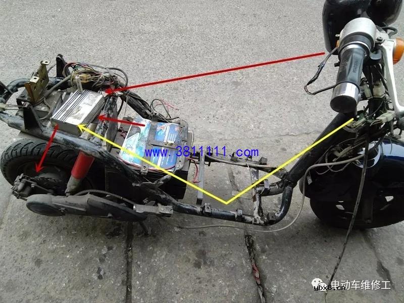 电动车有电不走，转把、控制器、电机都换了，还是动不了，直接用对接控制器学习线也是 ... 