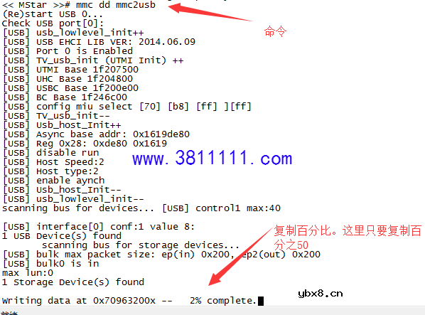6A828用U盘读取EMMC后保存文件和写入另外一个U盘的制作方法 
