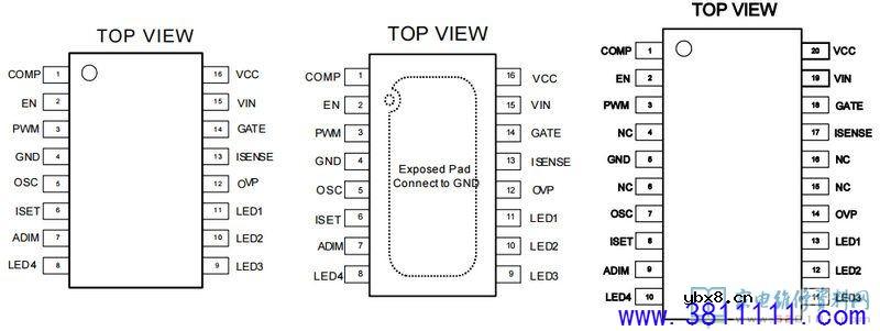 液晶电源管理芯片MP3398A是一款具有4个电流通道的升压控制器 