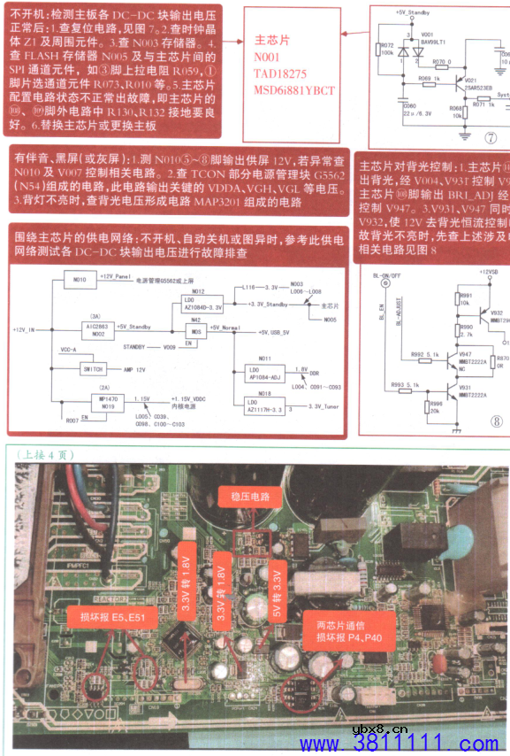 海信液晶彩电RSAG7.820.6173主板维修图解 