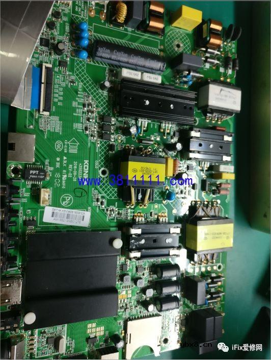 康佳35022344主板(MSD6A638)液晶电视维修一例 