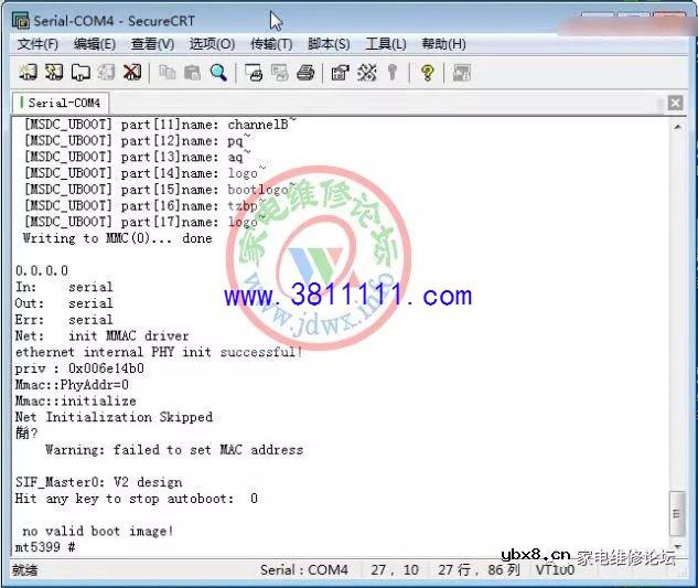 长虹ZLM50机芯(MT5327方案)打印查看方法及厂家升级方法 