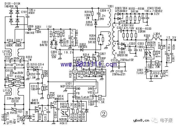 长虹HSS35D-1M型(电源+LED背光驱动)二合一板原理与检修 （二） 