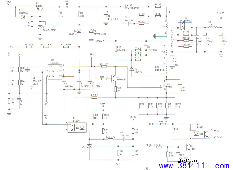 长虹LED55C2000i型机，不定时黑屏的维修 