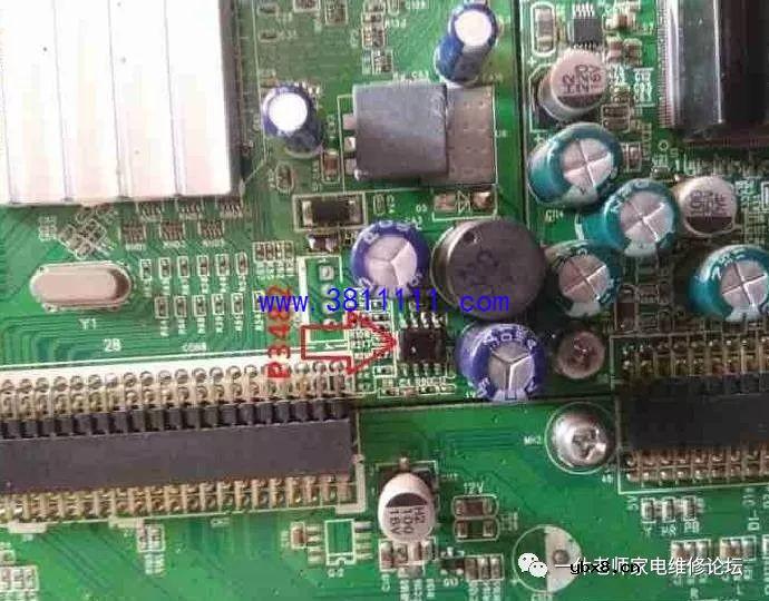 创维46E60HR液晶电视暗屏故障维修 