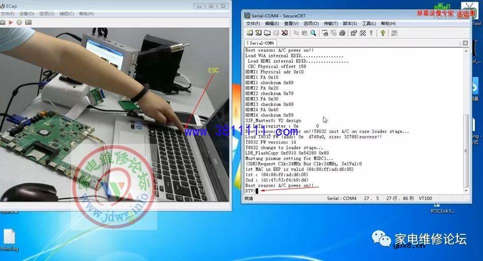 长虹ZLM50机芯(MT5327方案)打印查看方法及厂家升级方法 