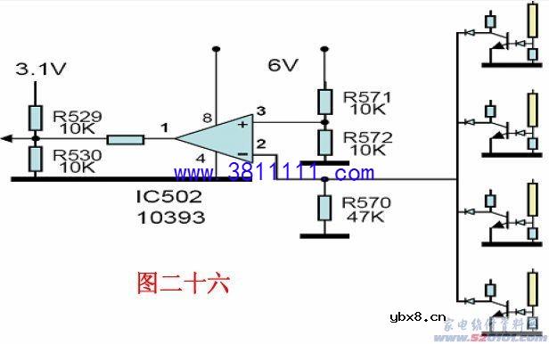图文分享TCL 32寸三星液晶屏背光灯驱动和保护电路原理与维修 