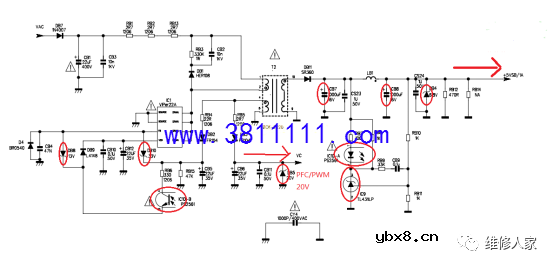 液晶电视机电源板维修原理与经典案例 