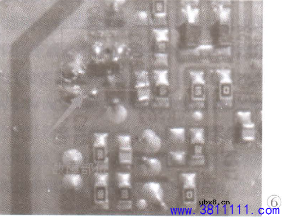 长虹55Q2R型液晶电视，上电后指示灯亮，二次开机后背光不亮，且电源部位有异响的维修 