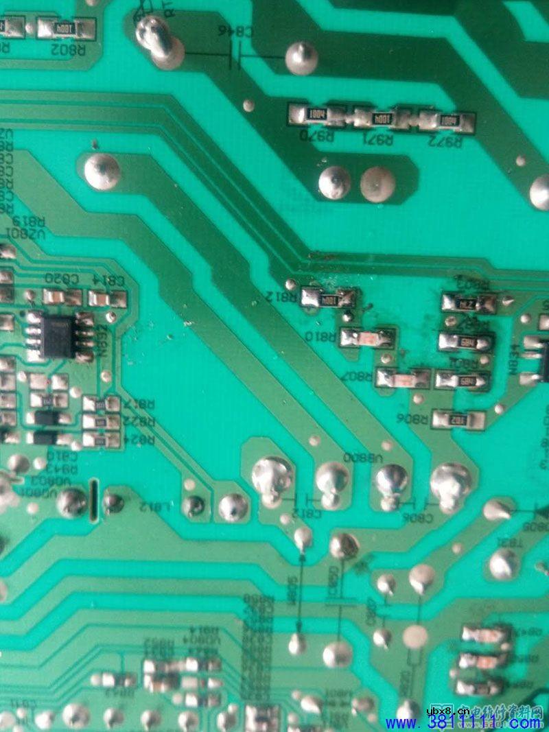 海信LED46K360J液晶开机一会儿后黑屏故障维修 海信LED46K360J液晶开机一会儿后黑屏故障维修