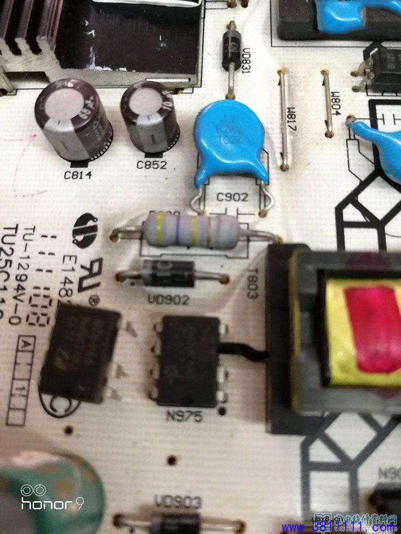 海信LED42K01P液晶电视开机几分钟后自动关机的故障维修 海信LED42K01P液晶电视开机几分钟后自动关机的故障维修