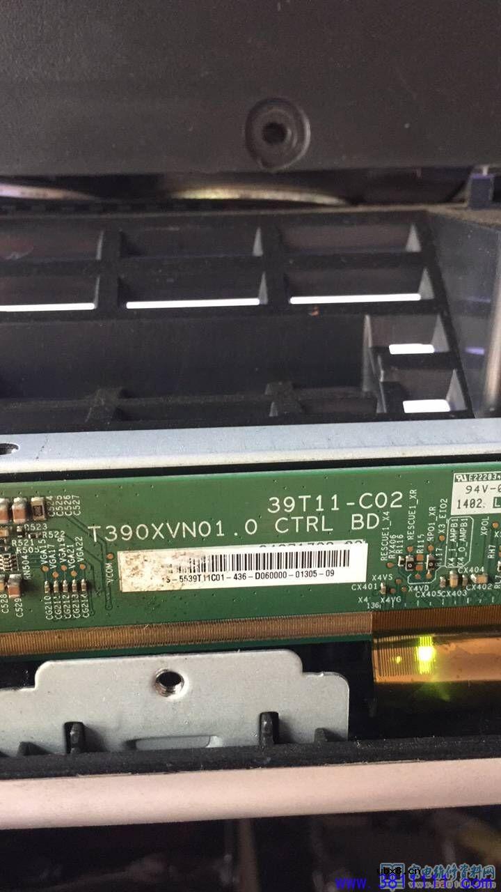 康佳LED40F3800CF液晶电视灰屏故障维修过程 