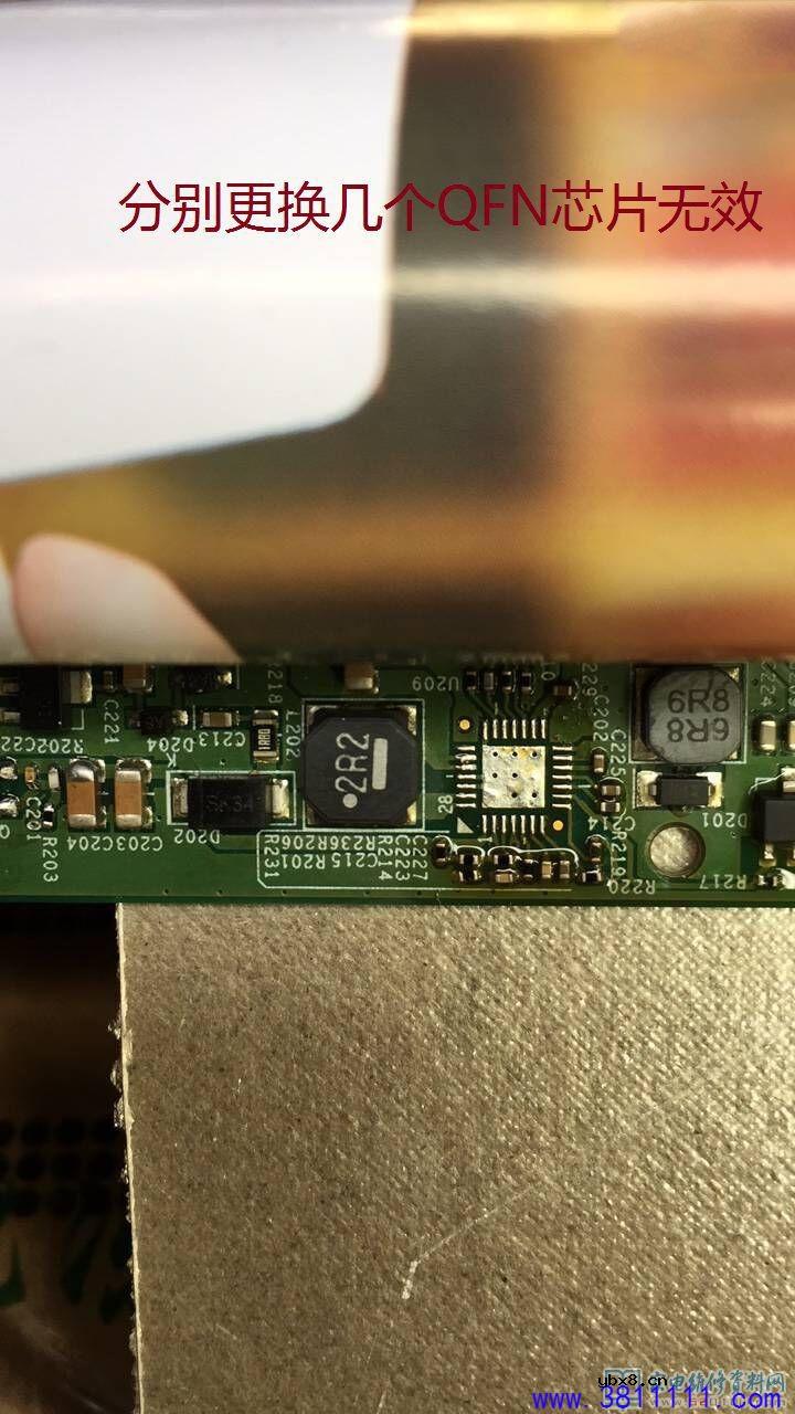 康佳LED40F3800CF液晶电视灰屏故障维修过程 