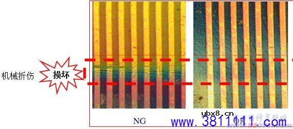 图解液晶显示屏常见不良现象及修复方法 
