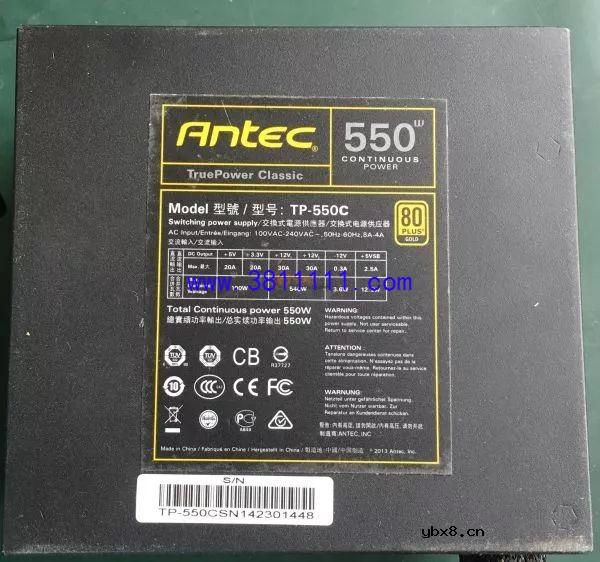 安钛克 TP-550C 电源拆解高清大图分享 