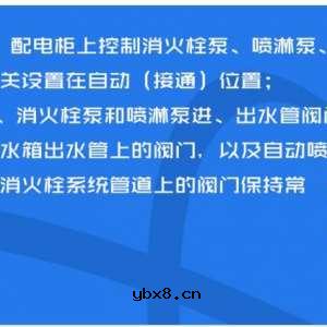 建设工程消防监督管理规定消防安全检查必查内容 