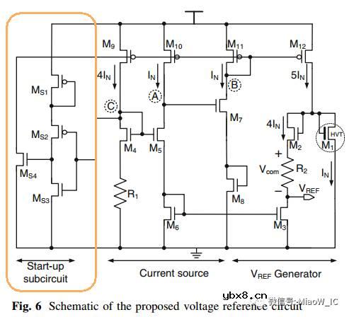 用于基准电压产生的启动电路设计